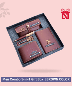 Luxury 5-in-1 personalized gift set for men – customized accessories to impress