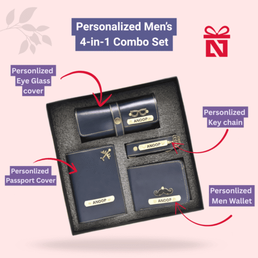Men’s personalized 4-in-1 gift set – ultimate customized gift for all occasions