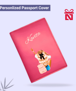 Personalized vegan leather passport cover for women – stylish and eco-friendly travel companion