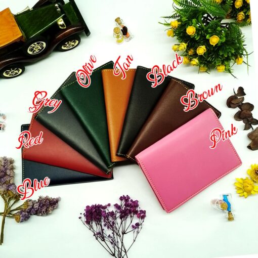 Personalized vegan leather passport cover for women – stylish and eco-friendly travel companion