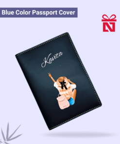 Personalized vegan leather passport cover for women – stylish and eco-friendly travel companion