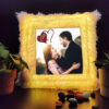 Personalized LED cushion with photo and soft glow – a stylish way to illuminate memories