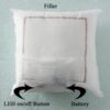 Personalized LED cushion with photo and soft glow – a stylish way to illuminate memories