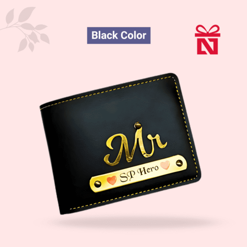 Premium custom name wallet crafted for identity and style – personalized men’s wallet