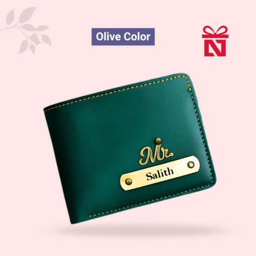 Premium custom name wallet crafted for identity and style – personalized men’s wallet