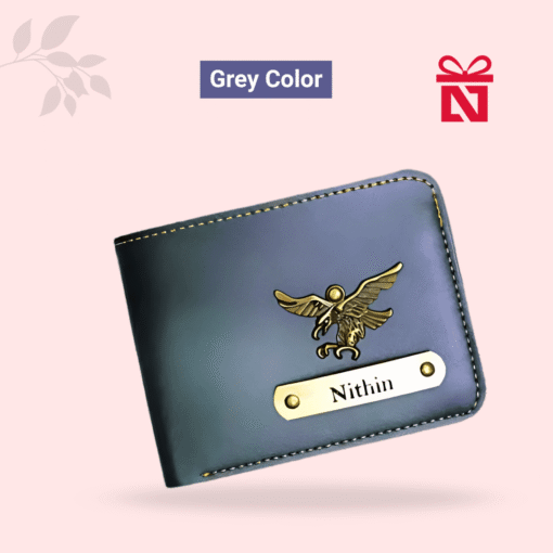 Premium custom name wallet crafted for identity and style – personalized men’s wallet