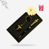 Premium doctor’s gift set with custom black-gold pen and keychain – elegant combo for medical professionals