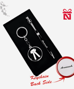 Premium personalized advocate gift set with custom pen and keychain – perfect combo for lawyers