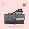 Luxury faux leather eyewear case – personalized and customized protective case for glasses or sunglasses