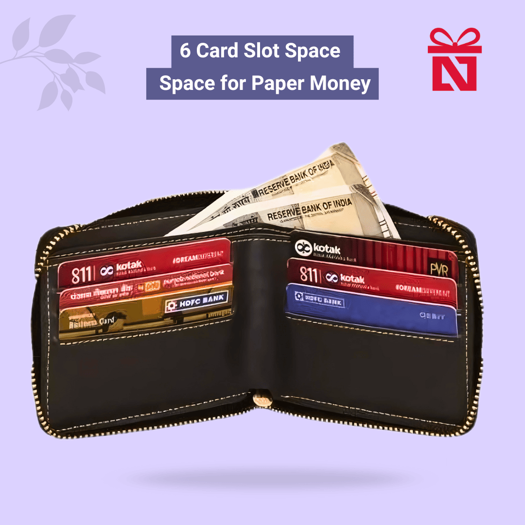 Blue Luxury Personalized Wallet For Men & Women With Elegant Charm - Image 3