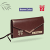 Personalized women’s wallet with name and charm – elegant custom gift for her