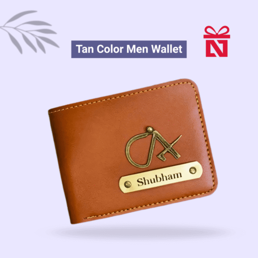 Signature 4-in-1 gift combo for him – tan edition with wallet, keychain, pen, and bottle