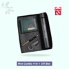 Signature olive edition 4-in-1 custom gift combo for him – includes personalized wallet, pen, keychain, and bottle