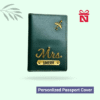Signature olive green passport case – personalized travel accessory customized for every journey