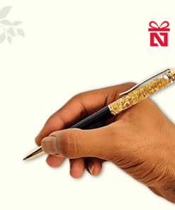 Luxury glitter pen with custom name engraving – personalized gift for corporate and festive occasions