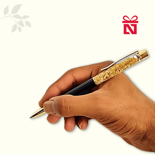 Luxury glitter pen with custom name engraving – personalized gift for corporate and festive occasions