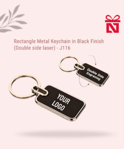 Personalized metal keychain with custom name – ideal gift for friends, family, and corporate gifting