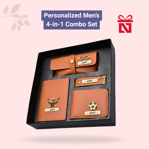 Men’s personalized 4-in-1 gift set – ultimate customized gift for all occasions