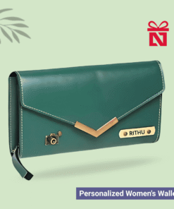 Personalized Women's Wallet with Name & Charm | Custom Gift for Her