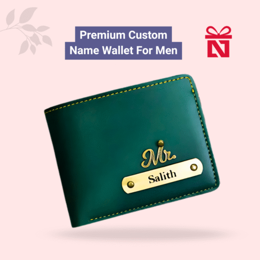 Premium custom name wallet crafted for identity and style – personalized men’s wallet