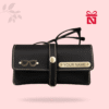 Black Luxury Faux Leather Eyewear Case Customized For You