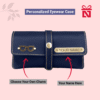 Blue Luxury Faux Leather Eyewear Case Customized For You