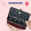 Brown Luxury Faux Leather Eyewear Case Customized For You