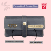 Grey Luxury Faux Leather Eyewear Case Customized For You