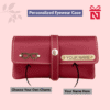 Red Luxury Faux Leather Eyewear Case Customized For You