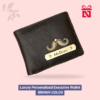Brown Luxury Personalized Executive Wallet Premium Design With Name & Charm Personalization