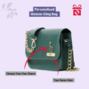 Olive Personalized Leather Wallet For Men And Stylish Sling Bag For Women Personalized Gift Set