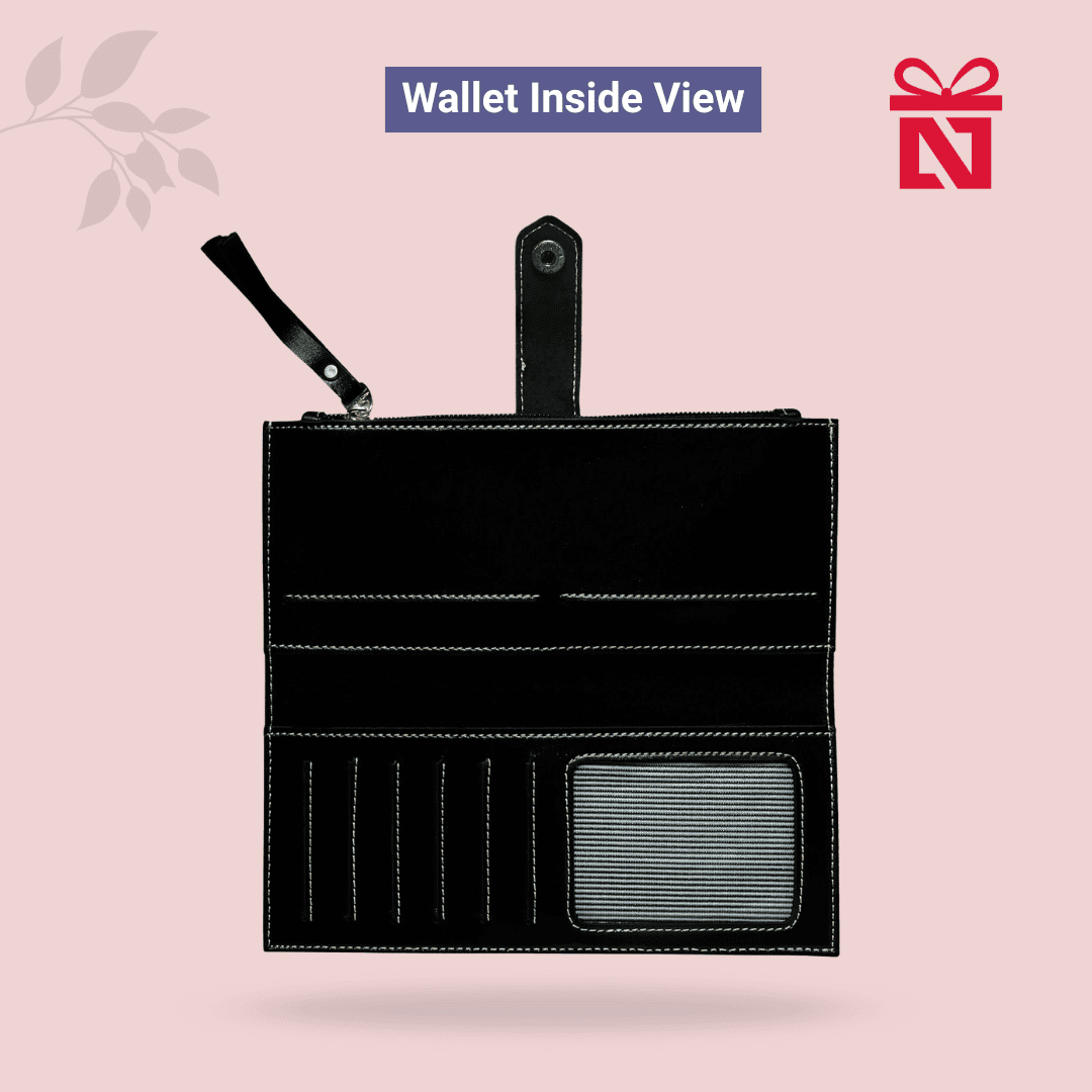 Black Premium Customized Clutch For Women Customized For Her