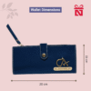 Blue Premium Customized Clutch For Women Customized For Her