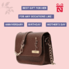 Brown Premium Personalized Sling Bag For Her The Perfect Gift For Her A Unique Gift She’Ll Love