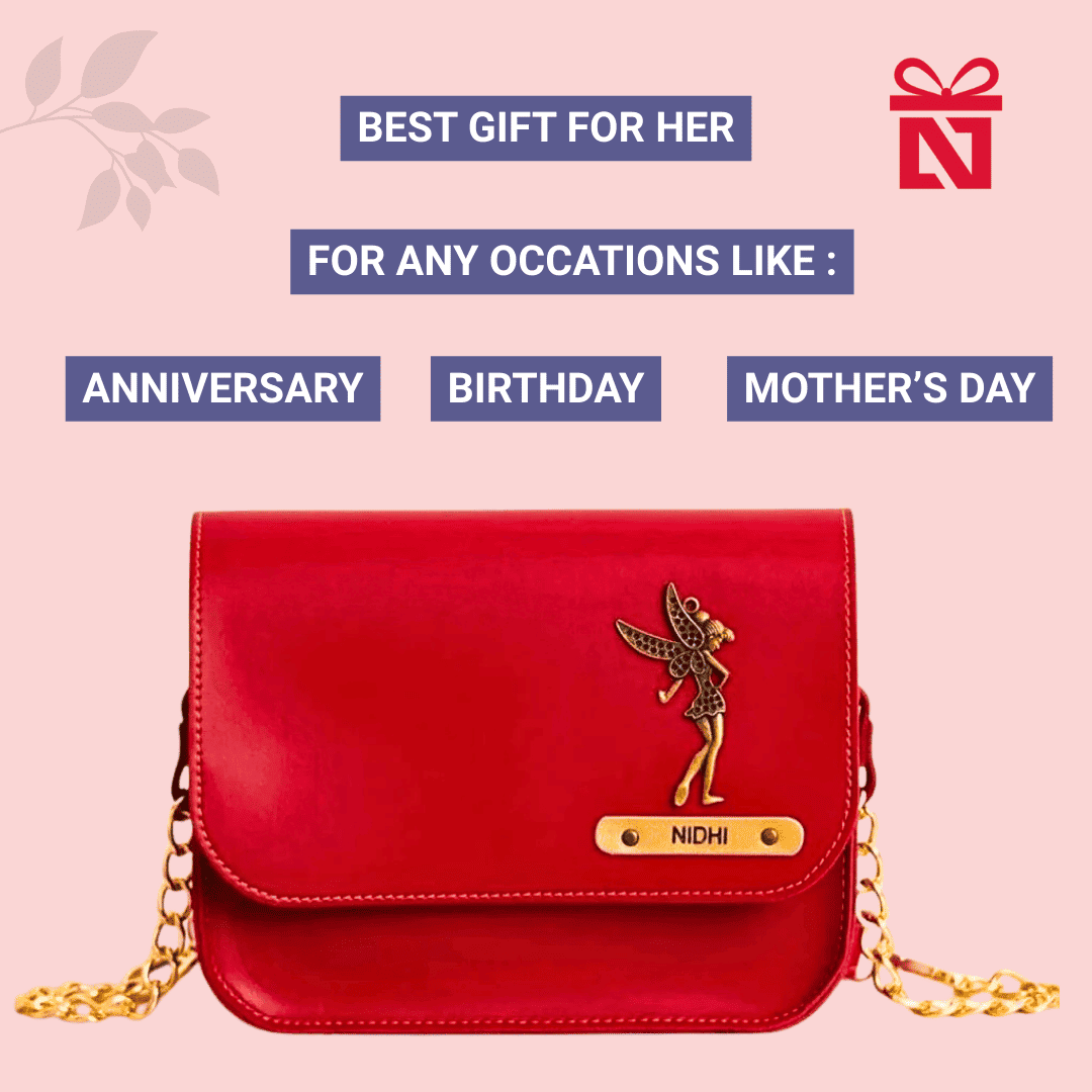 Red Premium Personalized Sling Bag For Her The Perfect Gift For Her A Unique Gift She’Ll Love
